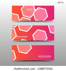 abstract hexagon background geometric with gold color for banner,web,flyer,brochure - vector