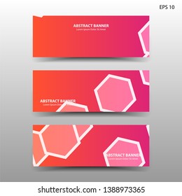 abstract hexagon background geometric with gold color for banner,web,flyer,brochure - vector