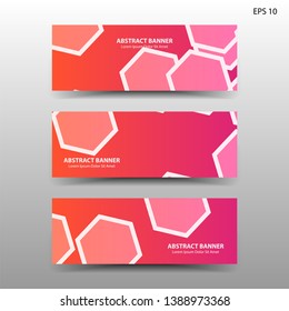 abstract hexagon background geometric with gold color for banner,web,flyer,brochure - vector