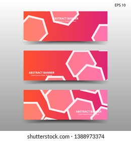 abstract hexagon background geometric with gold color for banner,web,flyer,brochure - vector