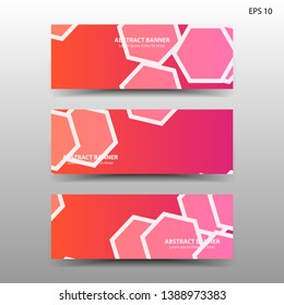 abstract hexagon background geometric with gold color for banner,web,flyer,brochure - vector