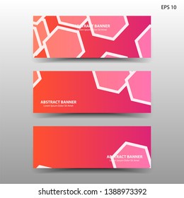 abstract hexagon background geometric with gold color for banner,web,flyer,brochure - vector