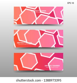 abstract hexagon background geometric with gold color for banner,web,flyer,brochure - vector