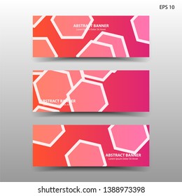 abstract hexagon background geometric with gold color for banner,web,flyer,brochure - vector