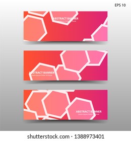 abstract hexagon background geometric with gold color for banner,web,flyer,brochure - vector