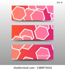 abstract hexagon background geometric with gold color for banner,web,flyer,brochure - vector