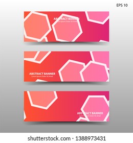abstract hexagon background geometric with gold color for banner,web,flyer,brochure - vector