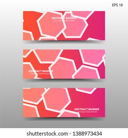 abstract hexagon background geometric with gold color for banner,web,flyer,brochure - vector