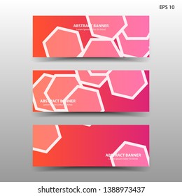 abstract hexagon background geometric with gold color for banner,web,flyer,brochure - vector