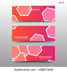 abstract hexagon background geometric with gold color for banner,web,flyer,brochure - vector