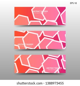 abstract hexagon background geometric with gold color for banner,web,flyer,brochure - vector