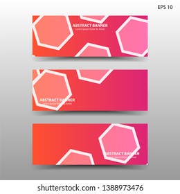 abstract hexagon background geometric with gold color for banner,web,flyer,brochure - vector