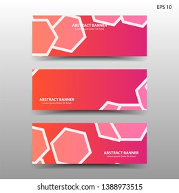 abstract hexagon background geometric with gold color for banner,web,flyer,brochure - vector