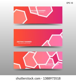 abstract hexagon background geometric with gold color for banner,web,flyer,brochure - vector