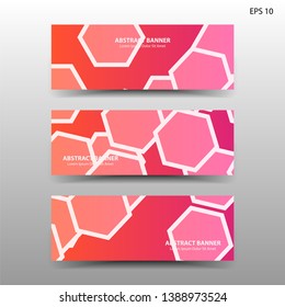 abstract hexagon background geometric with gold color for banner,web,flyer,brochure - vector
