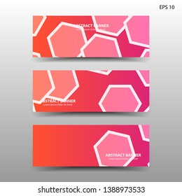 abstract hexagon background geometric with gold color for banner,web,flyer,brochure - vector