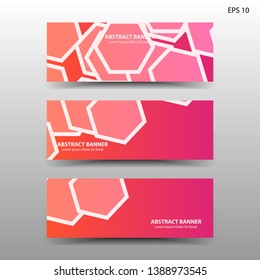 abstract hexagon background geometric with gold color for banner,web,flyer,brochure - vector