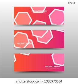 abstract hexagon background geometric with gold color for banner,web,flyer,brochure - vector