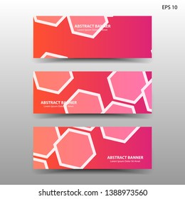 abstract hexagon background geometric with gold color for banner,web,flyer,brochure - vector