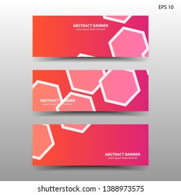 abstract hexagon background geometric with gold color for banner,web,flyer,brochure - vector
