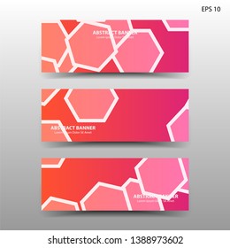 abstract hexagon background geometric with gold color for banner,web,flyer,brochure - vector
