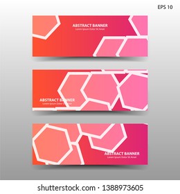 abstract hexagon background geometric with gold color for banner,web,flyer,brochure - vector