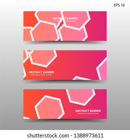 abstract hexagon background geometric with gold color for banner,web,flyer,brochure - vector