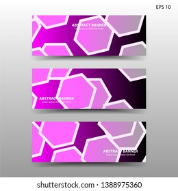 abstract hexagon background geometric with gold color for banner,web,flyer,brochure - vector