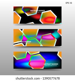  abstract hexagon background geometric with gold color for banner,web,flyer,brochure - vector