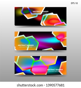  abstract hexagon background geometric with gold color for banner,web,flyer,brochure - vector