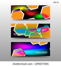  abstract hexagon background geometric with gold color for banner,web,flyer,brochure - vector