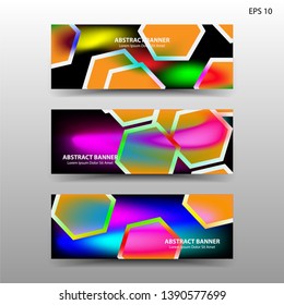  abstract hexagon background geometric with gold color for banner,web,flyer,brochure - vector