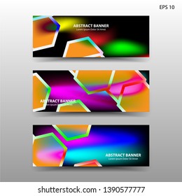  abstract hexagon background geometric with gold color for banner,web,flyer,brochure - vector