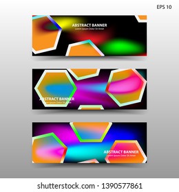  abstract hexagon background geometric with gold color for banner,web,flyer,brochure - vector