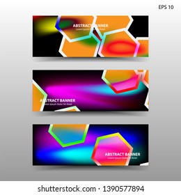  abstract hexagon background geometric with gold color for banner,web,flyer,brochure - vector