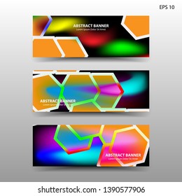  abstract hexagon background geometric with gold color for banner,web,flyer,brochure - vector