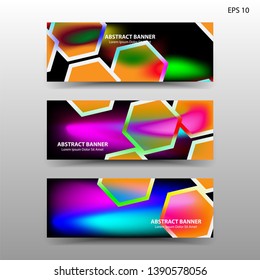  abstract hexagon background geometric with gold color for banner,web,flyer,brochure - vector