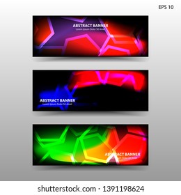 abstract hexagon background geometric with gradient color for banner,web,flyer,brochure - vector