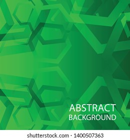 Abstract hexagon background with gradient color . Technology polygonal design . Vector 