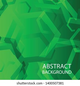 Abstract hexagon background with gradient color . Technology polygonal design . Vector 