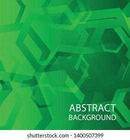 Abstract hexagon background with gradient color . Technology polygonal design . Vector 