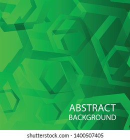 Abstract hexagon background with gradient color . Technology polygonal design . Vector 