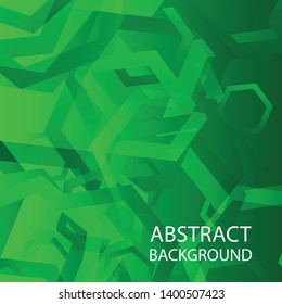 Abstract hexagon background with gradient color . Technology polygonal design . Vector 