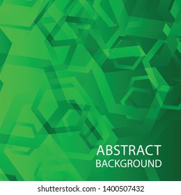 Abstract hexagon background with gradient color . Technology polygonal design . Vector 