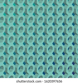 
Abstract hexagon background. A large number of blue hexagons. Cell, blue 3d panel.