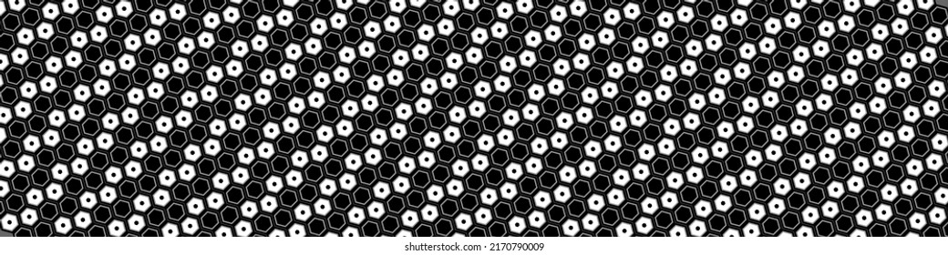 Abstract hexagon background. Modern dark abstract vector texture.