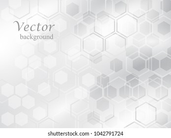 Abstract hexagon background. Pattern design. Vector illustration.