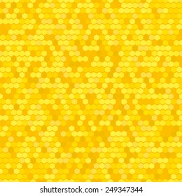 Abstract Hexagon Background. Seamless Light Vector Pattern