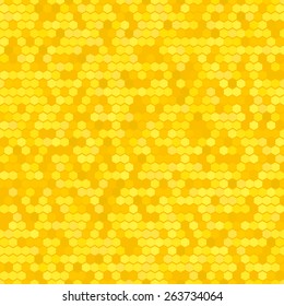 Abstract Hexagon Background. Seamless Light Vector Pattern