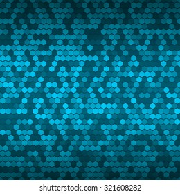 Abstract Hexagon Background. Seamless Light Vector Pattern